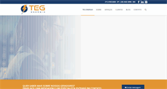Desktop Screenshot of grupoteg.com.br
