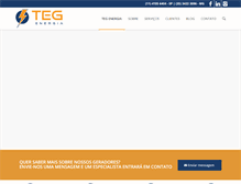 Tablet Screenshot of grupoteg.com.br